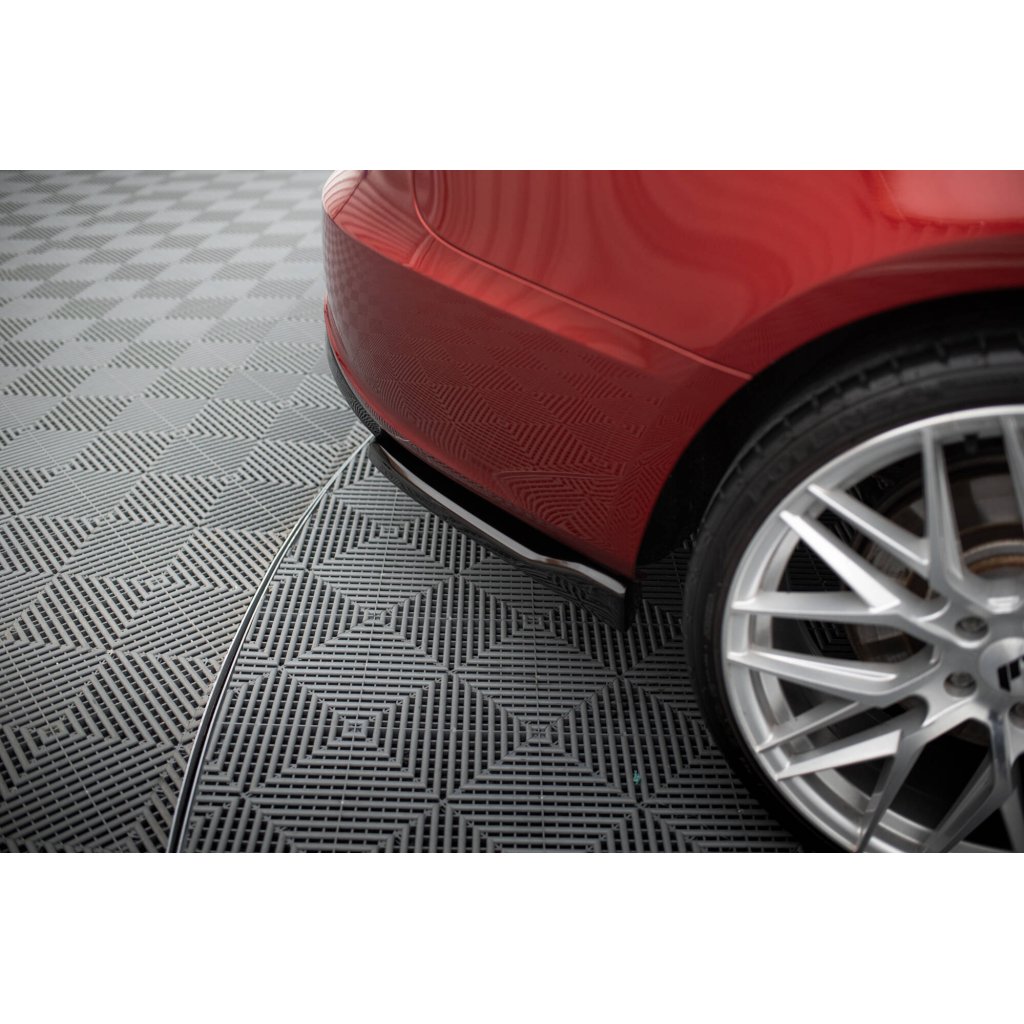 Maxton Design boční difuzory pod zadní nárazník pro Audi A5 8T, černý lesklý plast ABS, S-line Sportback