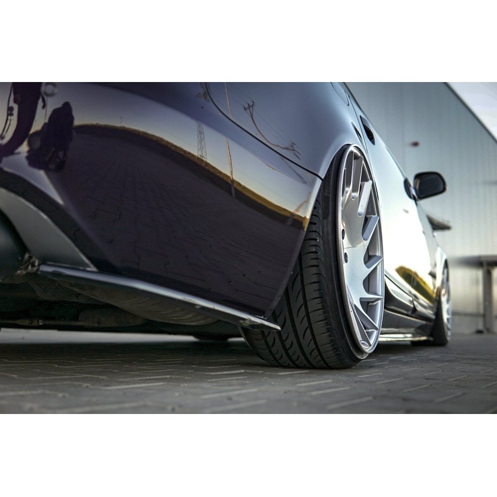 Maxton Design boční difuzory pod zadní nárazník pro Audi A6 C6 FL, plast ABS bez povrchové úpravy