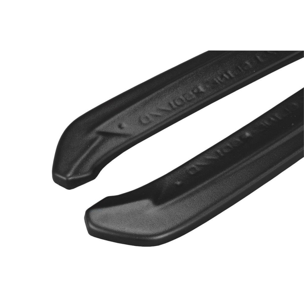 Maxton Design boční difuzory pod zadní nárazník pro Audi A7 C7, černý lesklý plast ABS, S-line