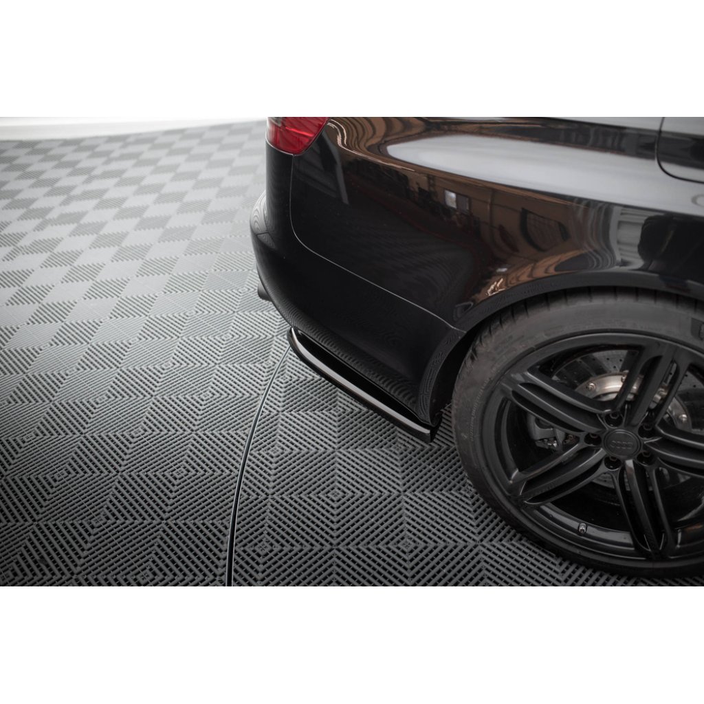 Maxton Design boční difuzory pod zadní nárazník pro Audi RS6 C6, černý lesklý plast ABS, Avant, r.v. 2007-2010