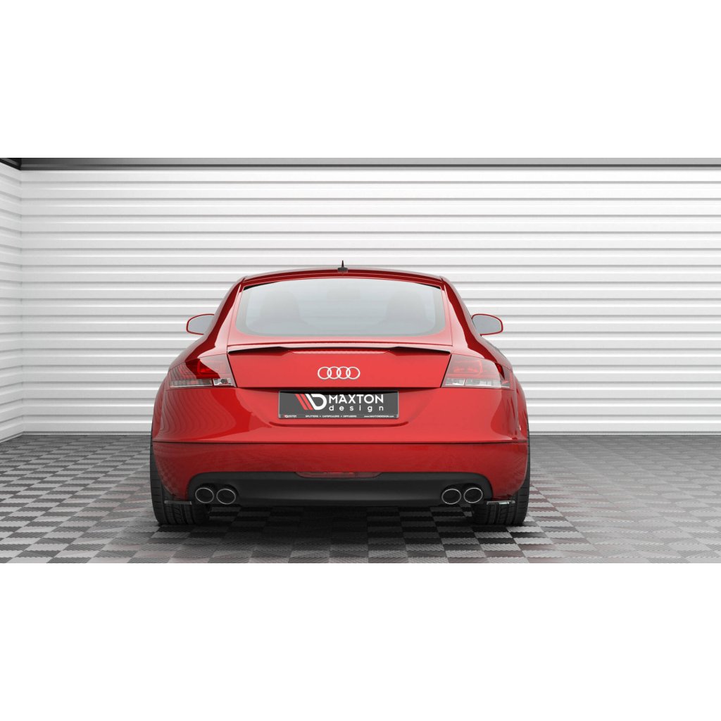 Maxton Design boční difuzory pod zadní nárazník pro Audi TT 8J, černý lesklý plast ABS, V6