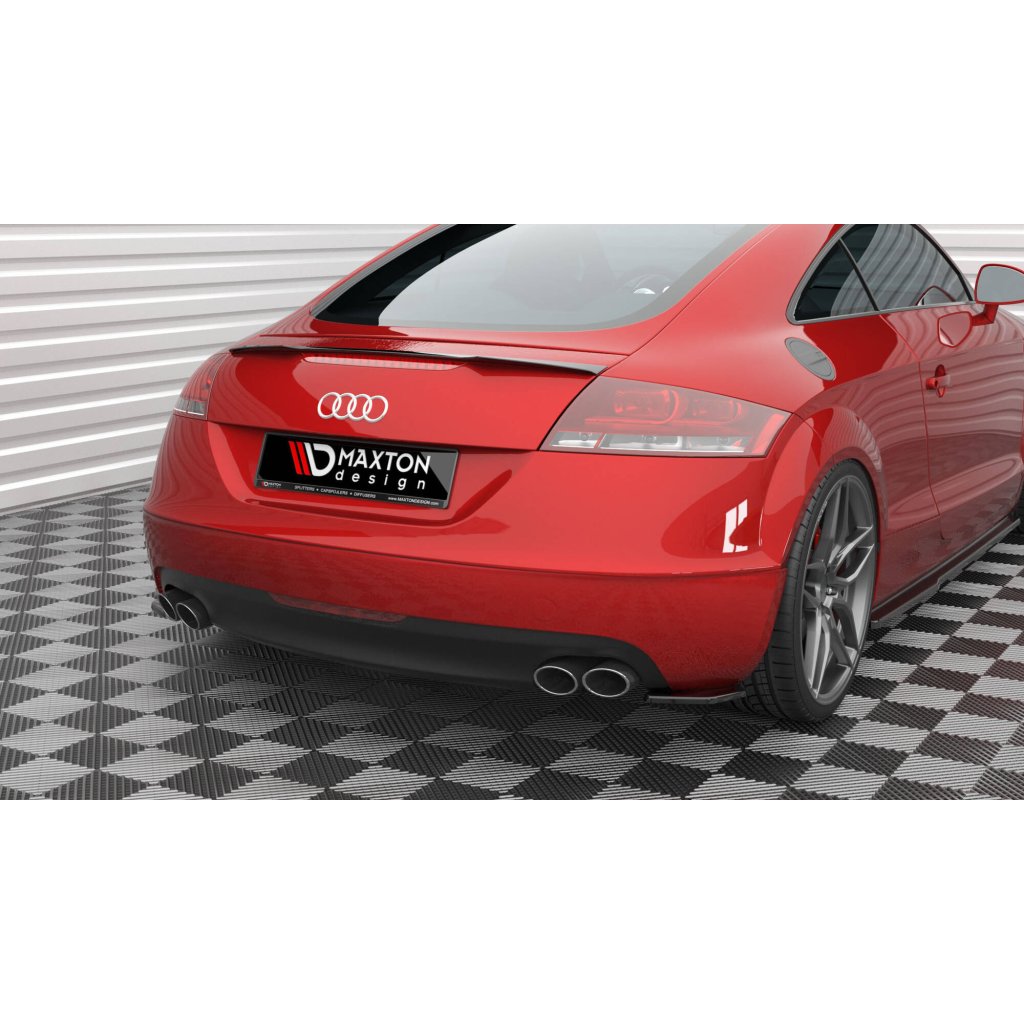 Maxton Design boční difuzory pod zadní nárazník pro Audi TT 8J, černý lesklý plast ABS, V6