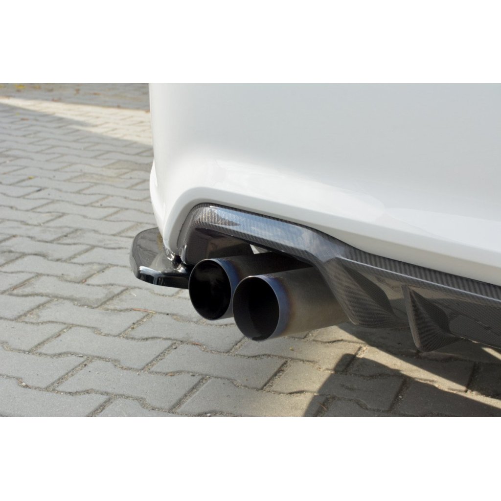 Maxton Design boční difuzory pod zadní nárazník pro BMW M2 F87, černý lesklý plast ABS