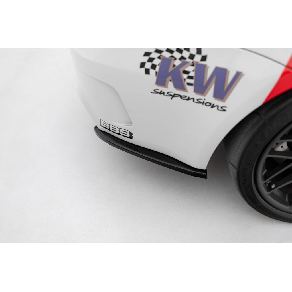 Maxton Design boční difuzory pod zadní nárazník pro BMW řada 1 E82, černý lesklý plast ABS, M Coupe