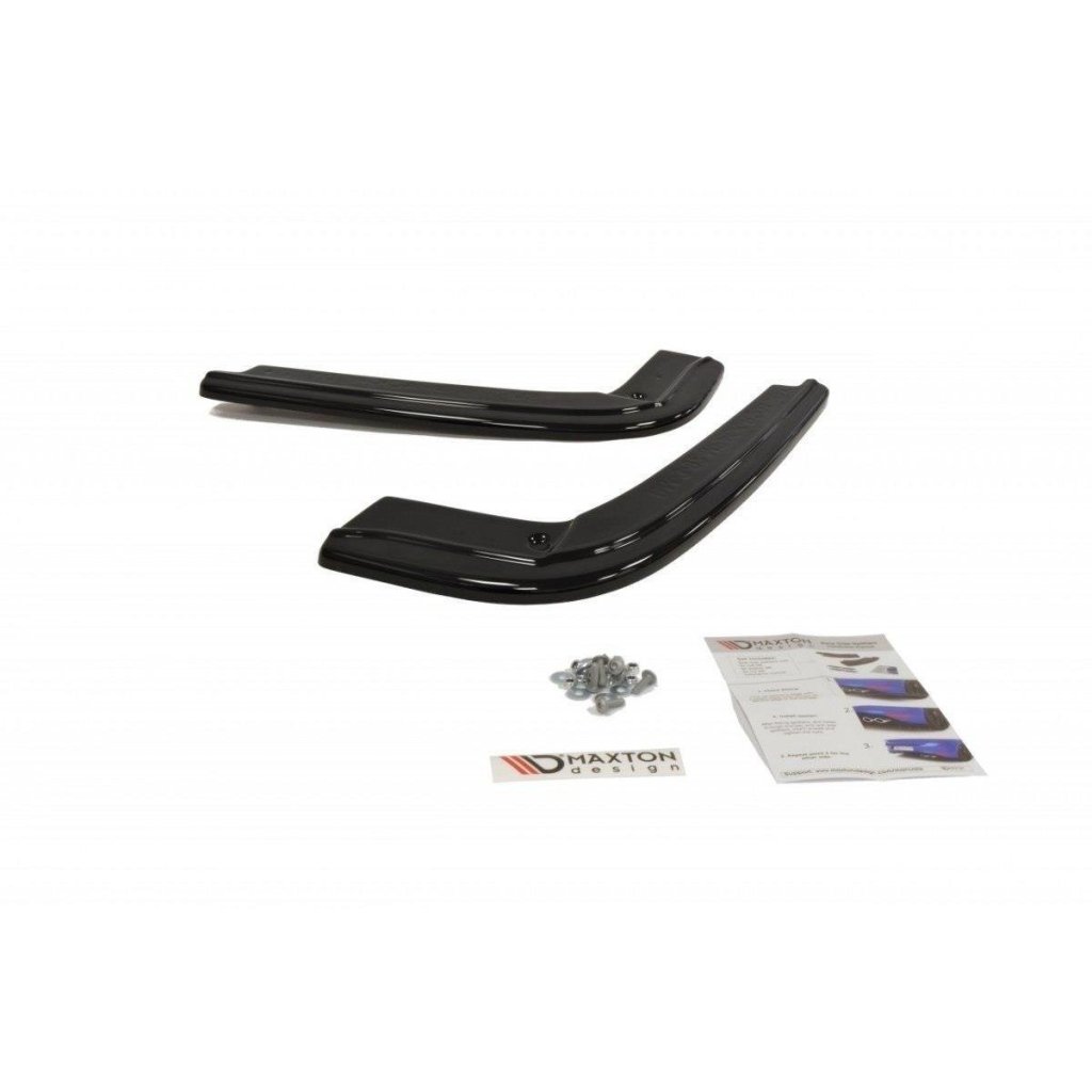 Maxton Design boční difuzory pod zadní nárazník pro BMW řada 3 E92, černý lesklý plast ABS