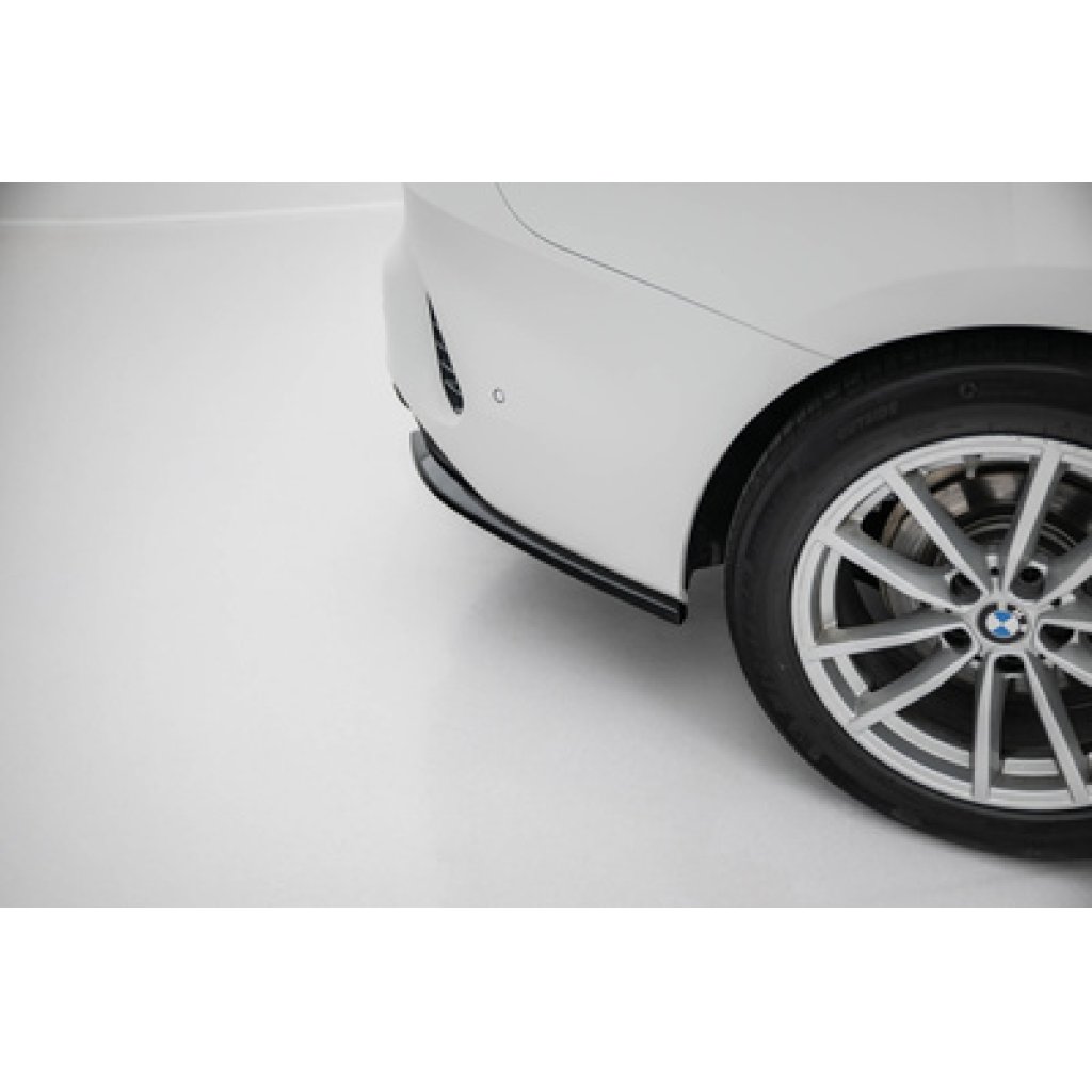 Maxton Design boční difuzory pod zadní nárazník pro BMW řada 4 G22, G22 Facelift, G23, G23 Facelift, černý lesklý plast ABS, Coupe / Cabrio
