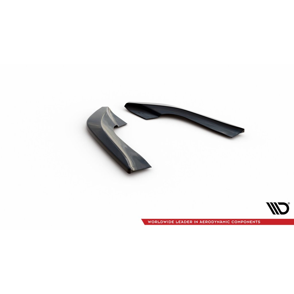 Maxton Design boční difuzory pod zadní nárazník pro BMW X5 E70, černý lesklý plast ABS