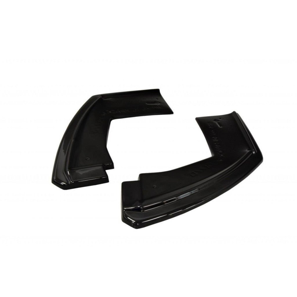 Maxton Design boční difuzory pod zadní nárazník pro BMW X6 F16, černý lesklý plast ABS, M-Pack
