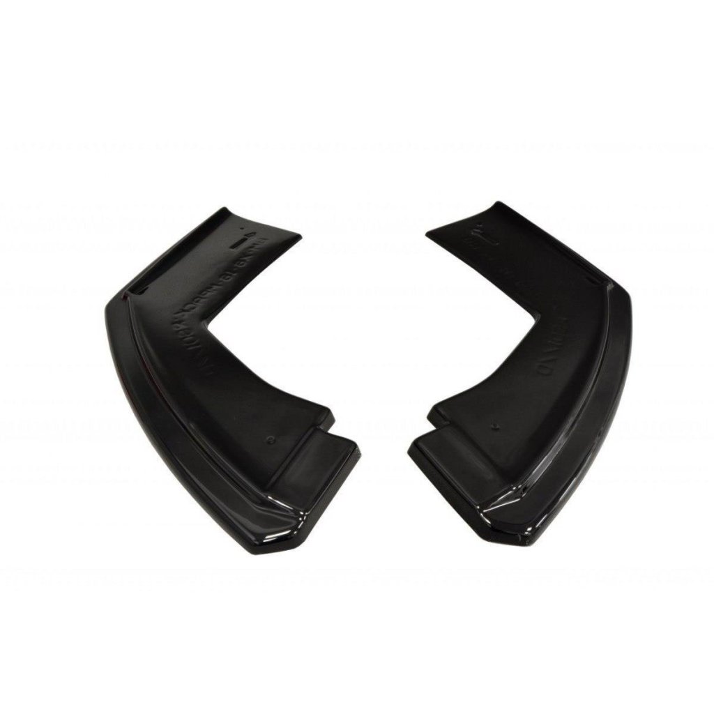 Maxton Design boční difuzory pod zadní nárazník pro BMW X6 F16, černý lesklý plast ABS, M-Pack