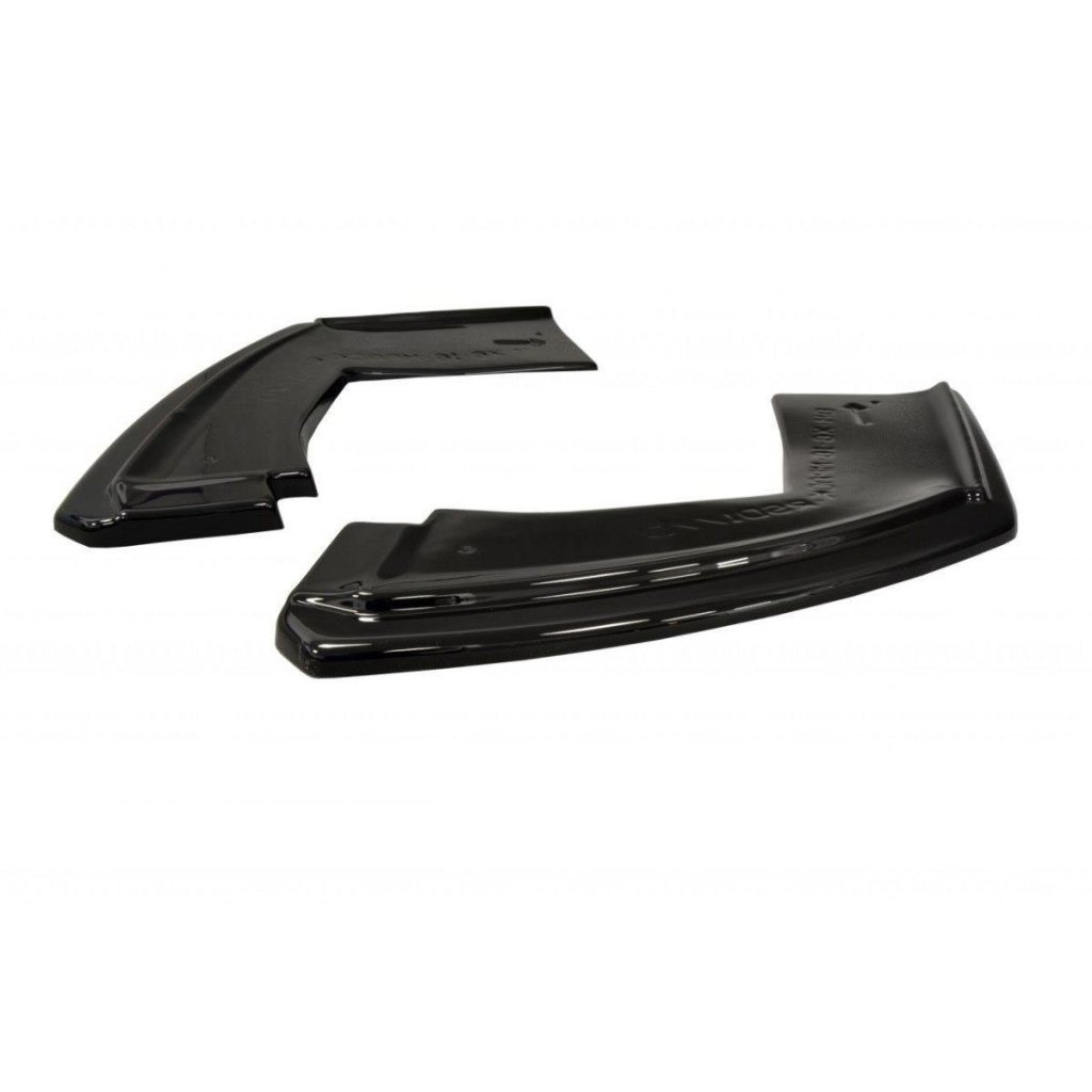 Maxton Design boční difuzory pod zadní nárazník pro BMW X6 F16, černý lesklý plast ABS, M-Pack