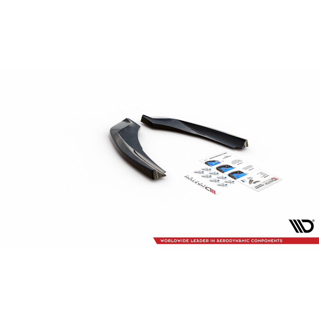 Maxton Design boční difuzory pod zadní nárazník pro BMW Z4 G29 /M-Pack, černý lesklý plast ABS