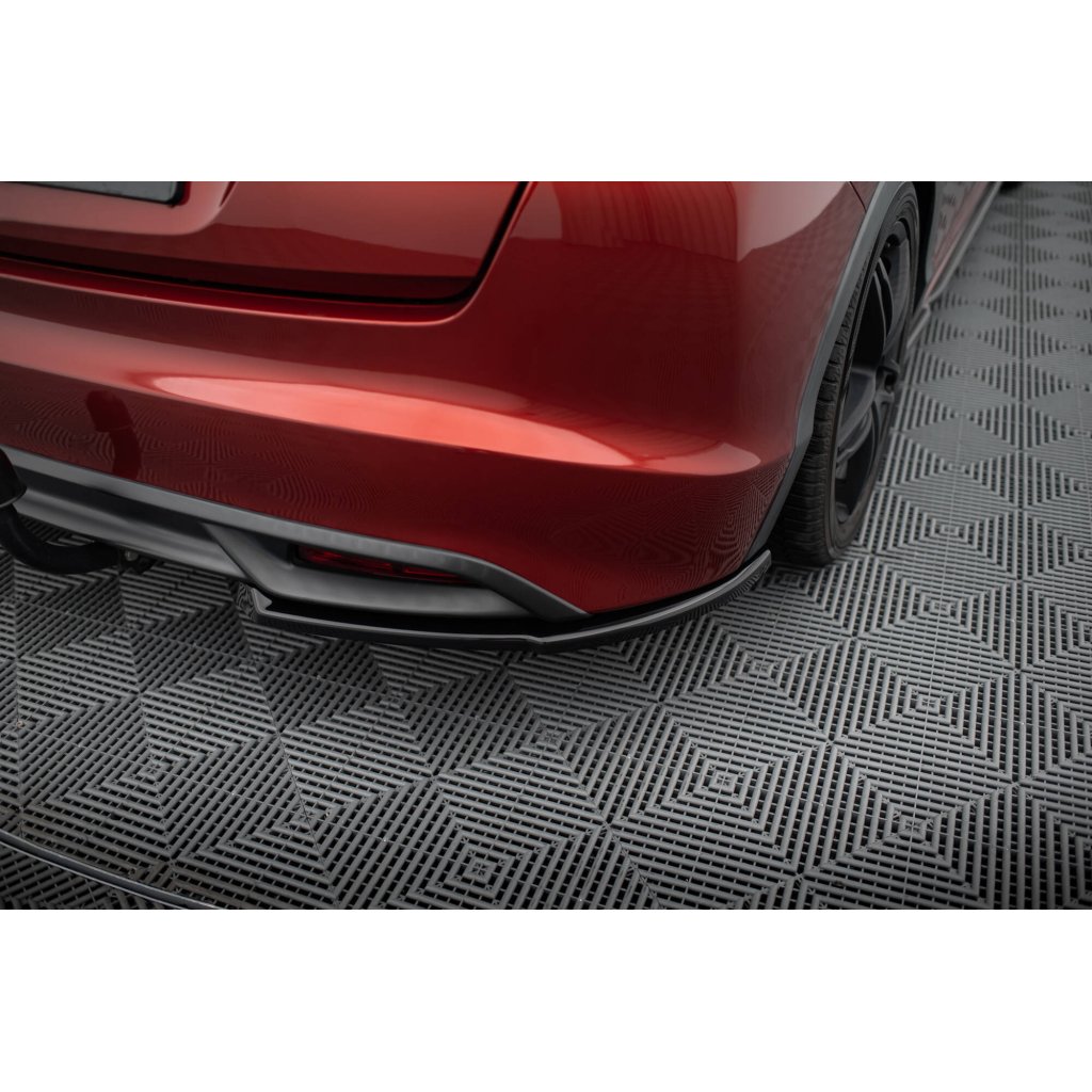 Maxton Design boční difuzory pod zadní nárazník pro Honda Civic Mk9, černý lesklý plast ABS, Hatchback