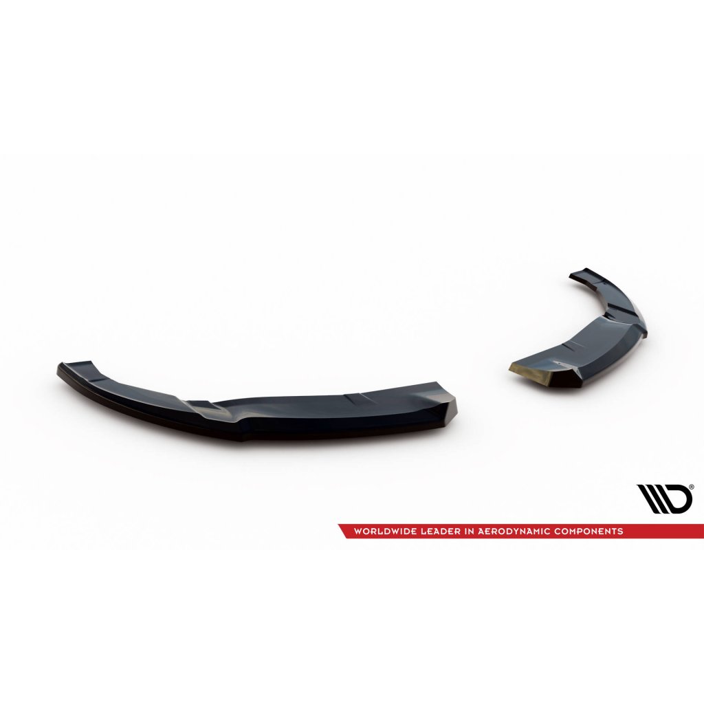 Maxton Design boční difuzory pod zadní nárazník pro Honda Civic Mk9, černý lesklý plast ABS, Hatchback
