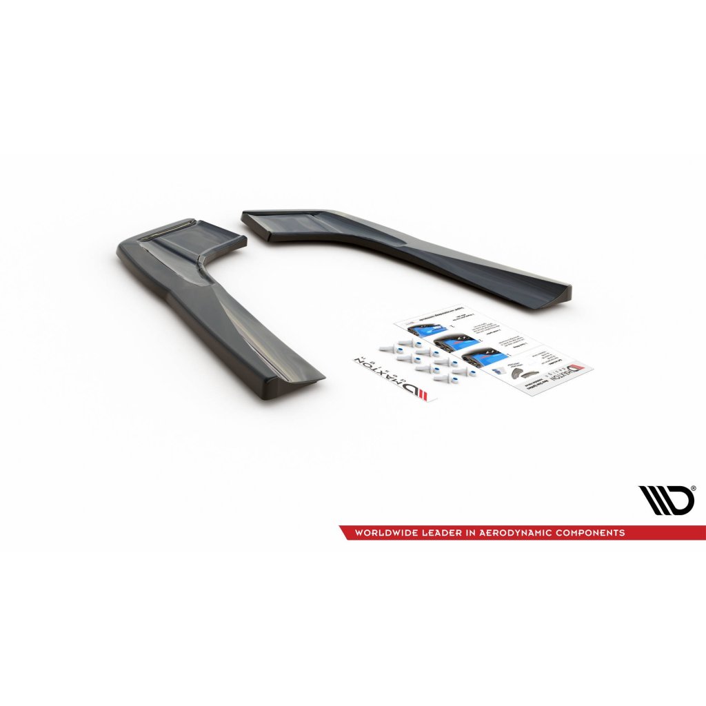 Maxton Design boční difuzory pod zadní nárazník pro Mercedes CLA C118/AMG 35, carbon-Look