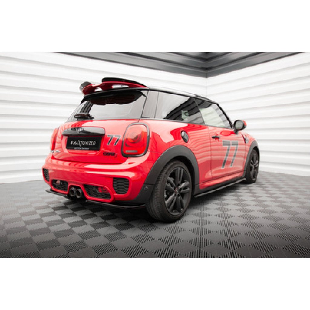 Maxton Design boční difuzory pod zadní nárazník pro Mini Cooper S F56 JCW, černý lesklý plast ABS