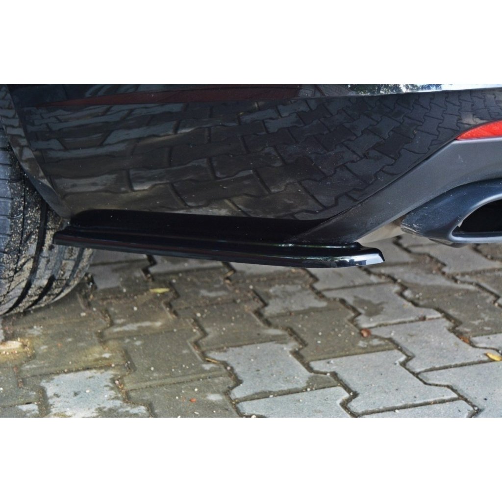 Maxton Design boční difuzory pod zadní nárazník pro Škoda Octavia RS Mk3, černý lesklý plast ABS