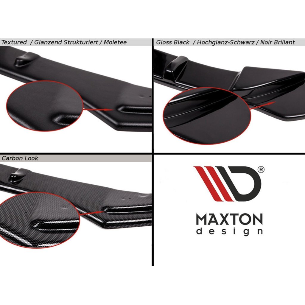 Maxton Design boční difuzory pod zadní nárazník pro Tesla Model 3 Mk1, plast ABS bez povrchové úpravy