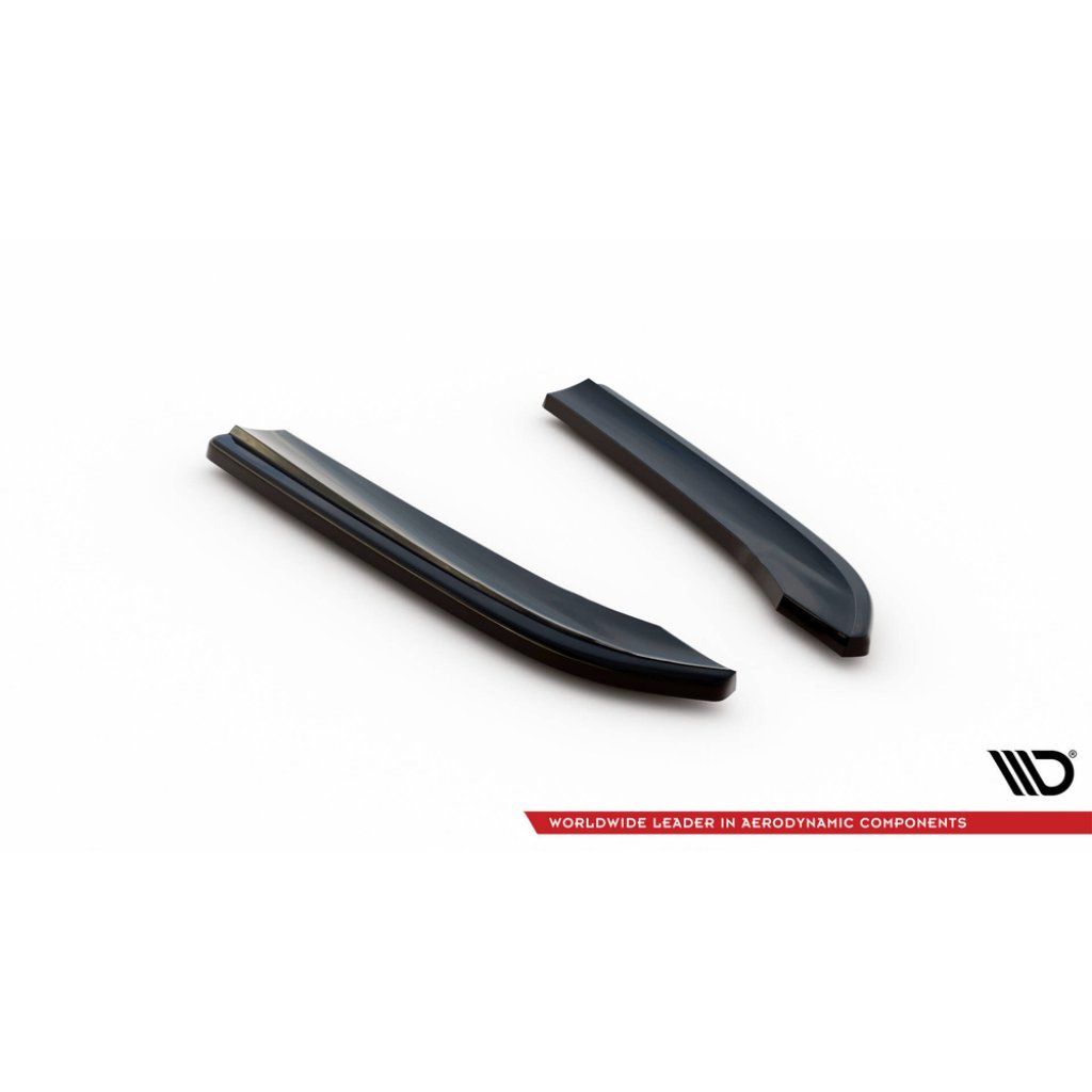 Maxton Design boční difuzory pod zadní nárazník pro Volkswagen Passat Mk7 (B7), černý lesklý plast ABS, Variant