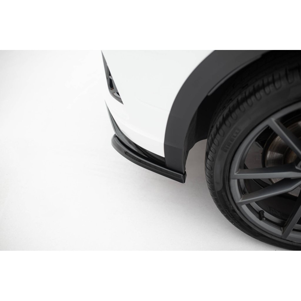 Maxton Design boční difuzory pod zadní nárazník pro Volkswagen T-roc R Mk1, černý lesklý plast ABS