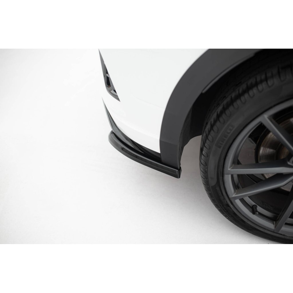 Maxton Design boční difuzory pod zadní nárazník pro Volkswagen T-roc R Mk1, černý lesklý plast ABS