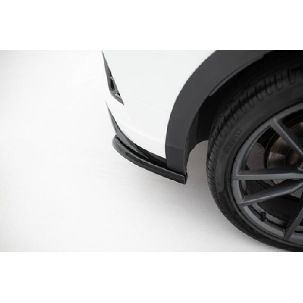 Maxton Design boční difuzory pod zadní nárazník pro Volkswagen T-roc R Mk1, černý lesklý plast ABS