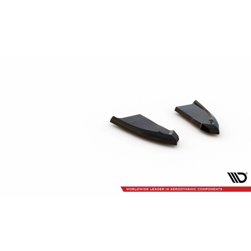 Maxton Design boční difuzory pod zadní nárazník pro Volkswagen T-roc R Mk1, černý lesklý plast ABS, vč. R-Line