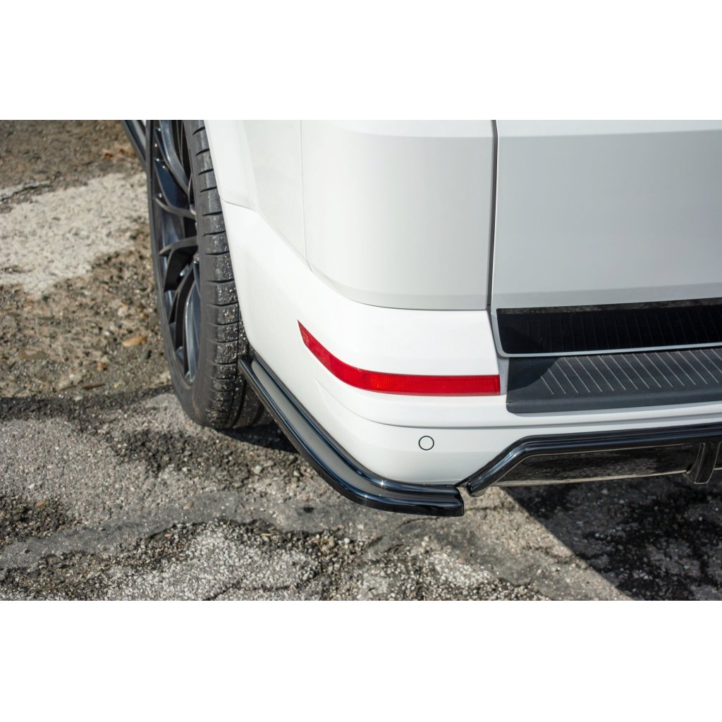 Maxton Design boční difuzory pod zadní nárazník pro Volkswagen T6, černý lesklý plast ABS
