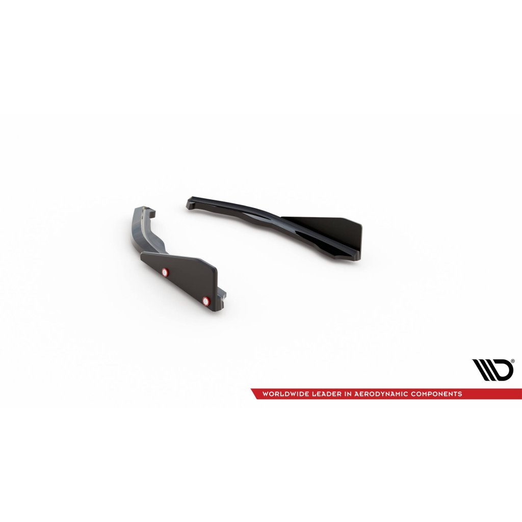 Maxton Design boční difuzory pod zadní nárazník s křidélky ver.2 pro BMW řada 2 G42 M240i, carbon-Look
