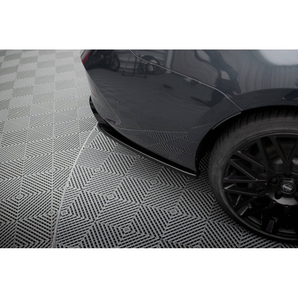 Maxton Design boční difuzory pod zadní nárazník v.2 pro Cupra Leon ST Mk1, černý lesklý plast ABS