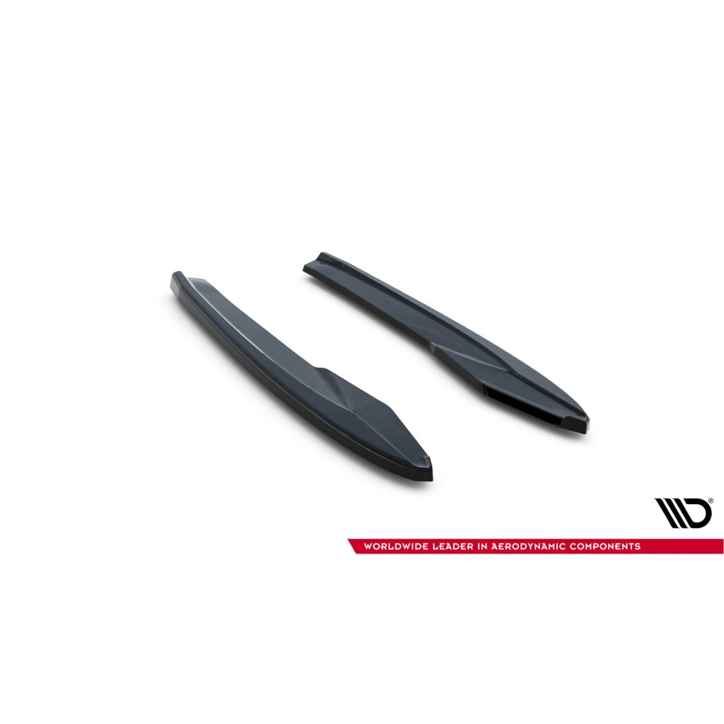 Maxton Design boční difuzory pod zadní nárazník v.2 pro Cupra Leon ST Mk1, černý lesklý plast ABS
