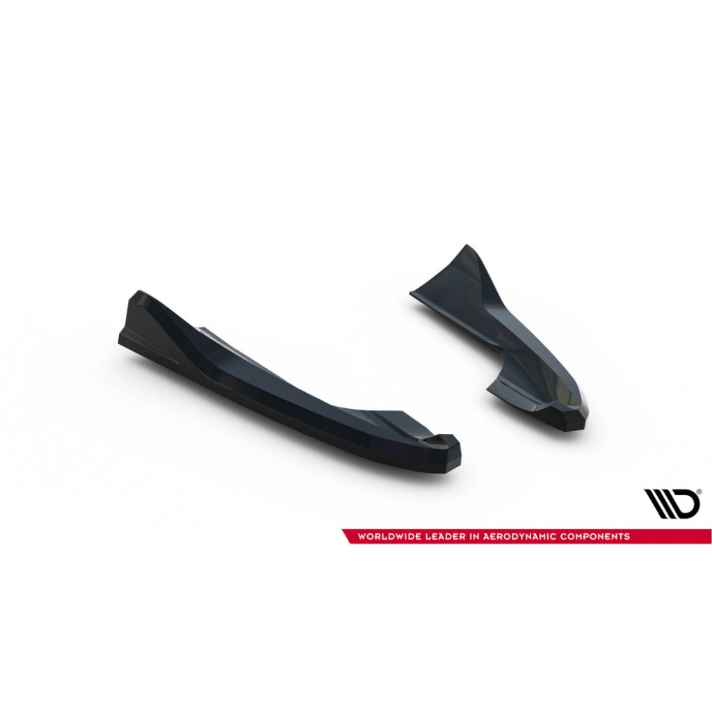 Maxton Design boční difuzory pod zadní nárazník v.5 pro Audi RS3 8V FL, černý lesklý plast ABS, Sedan