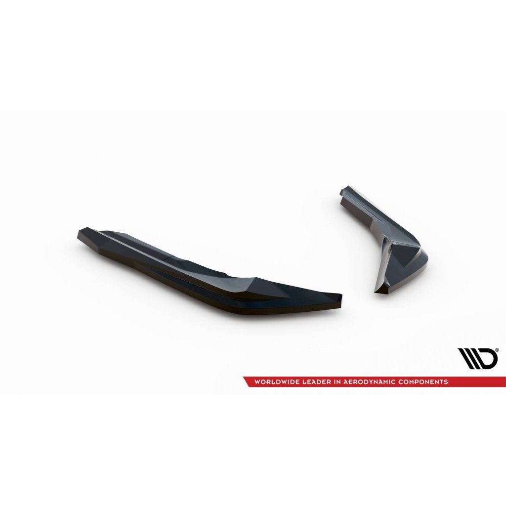 Maxton Design boční difuzory pod zadní nárazník v.5 pro BMW M2 G87, černý lesklý plast ABS