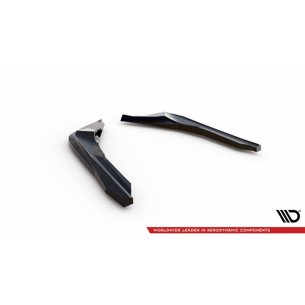 Maxton Design boční difuzory pod zadní nárazník v.5 pro BMW M2 G87, černý lesklý plast ABS