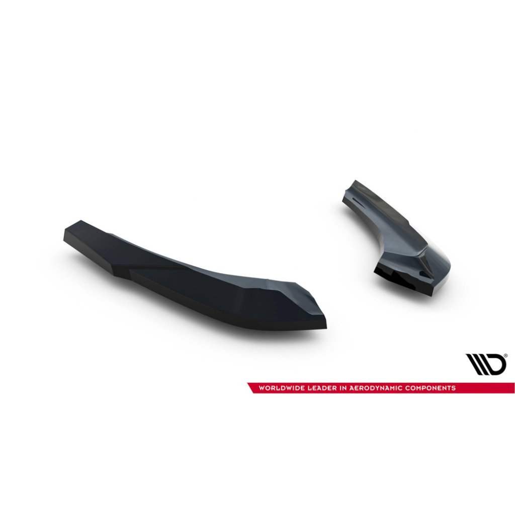 Maxton Design boční difuzory pod zadní nárazník v.5 pro BMW řada 1 F20- F21 Facelift, černý lesklý plast ABS, M-Pack/M140i