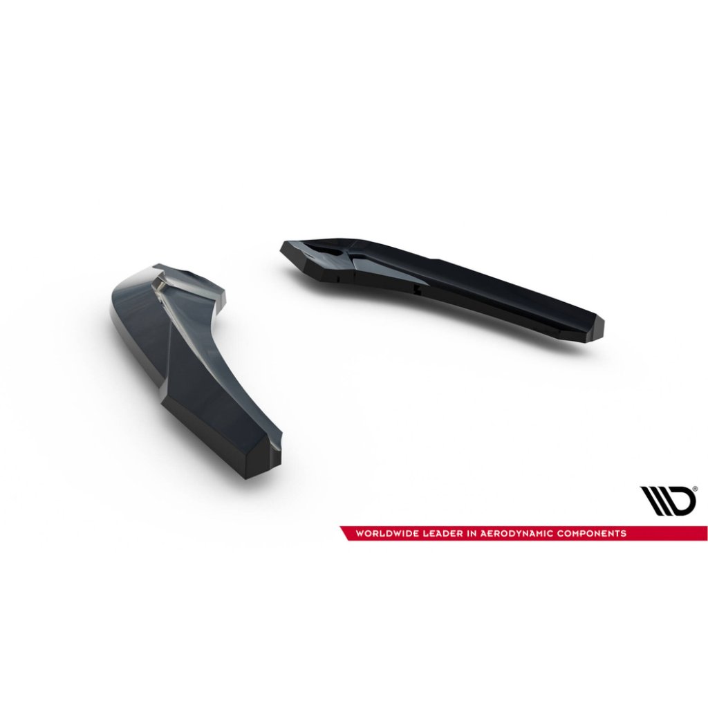 Maxton Design boční difuzory pod zadní nárazník v.5 pro BMW řada 1 F20- F21 Facelift, černý lesklý plast ABS, M-Pack/M140i