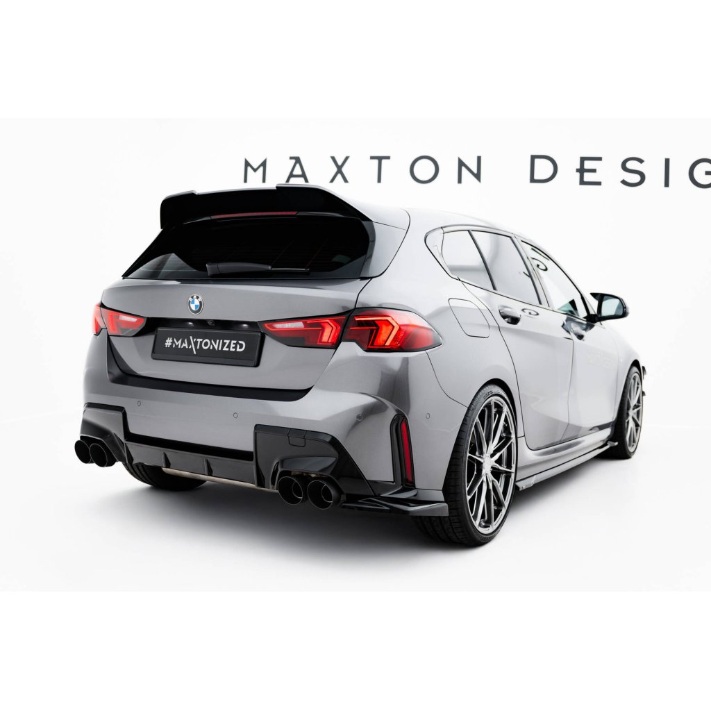 Maxton Design boční difuzory pod zadní nárazník v.5 pro BMW řada 1 F70, černý lesklý plast ABS, M135i