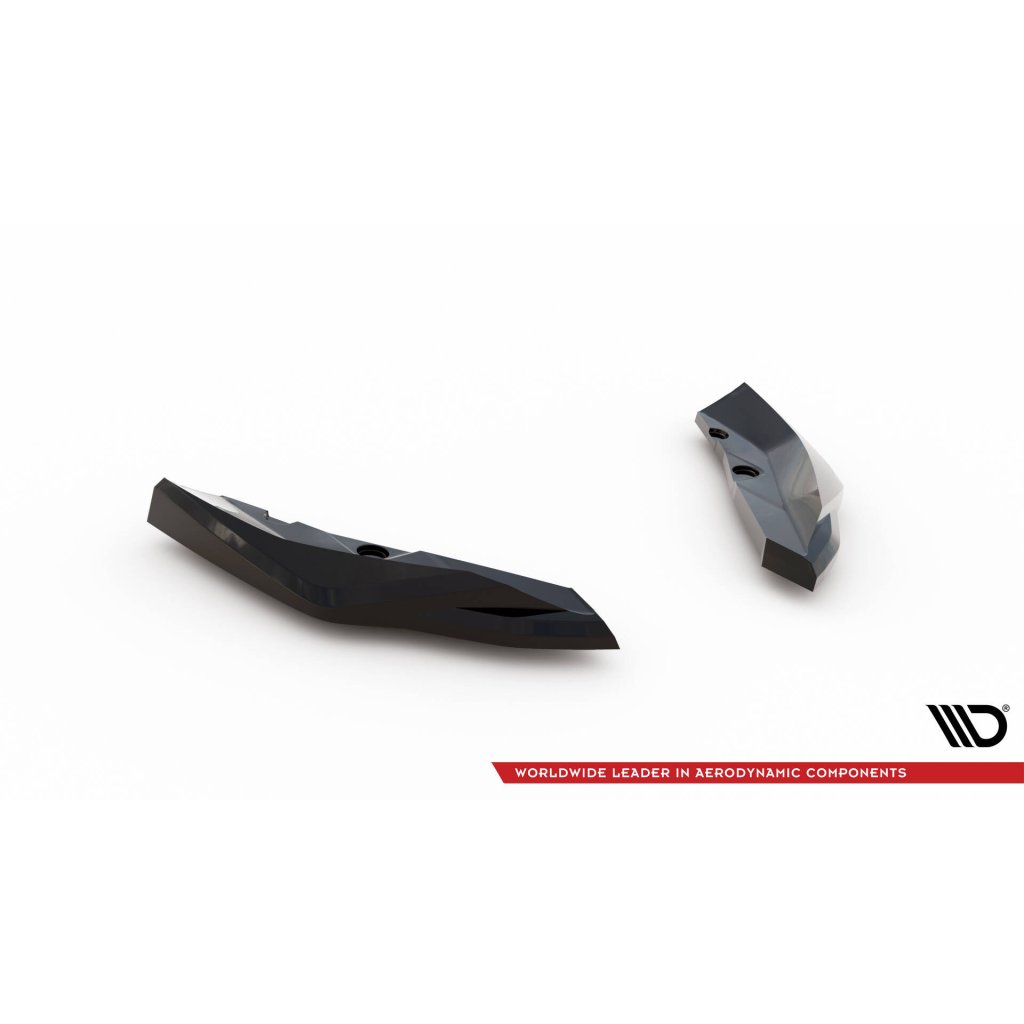 Maxton Design boční difuzory pod zadní nárazník v.5 pro BMW řada 1 F70, černý lesklý plast ABS, M135i