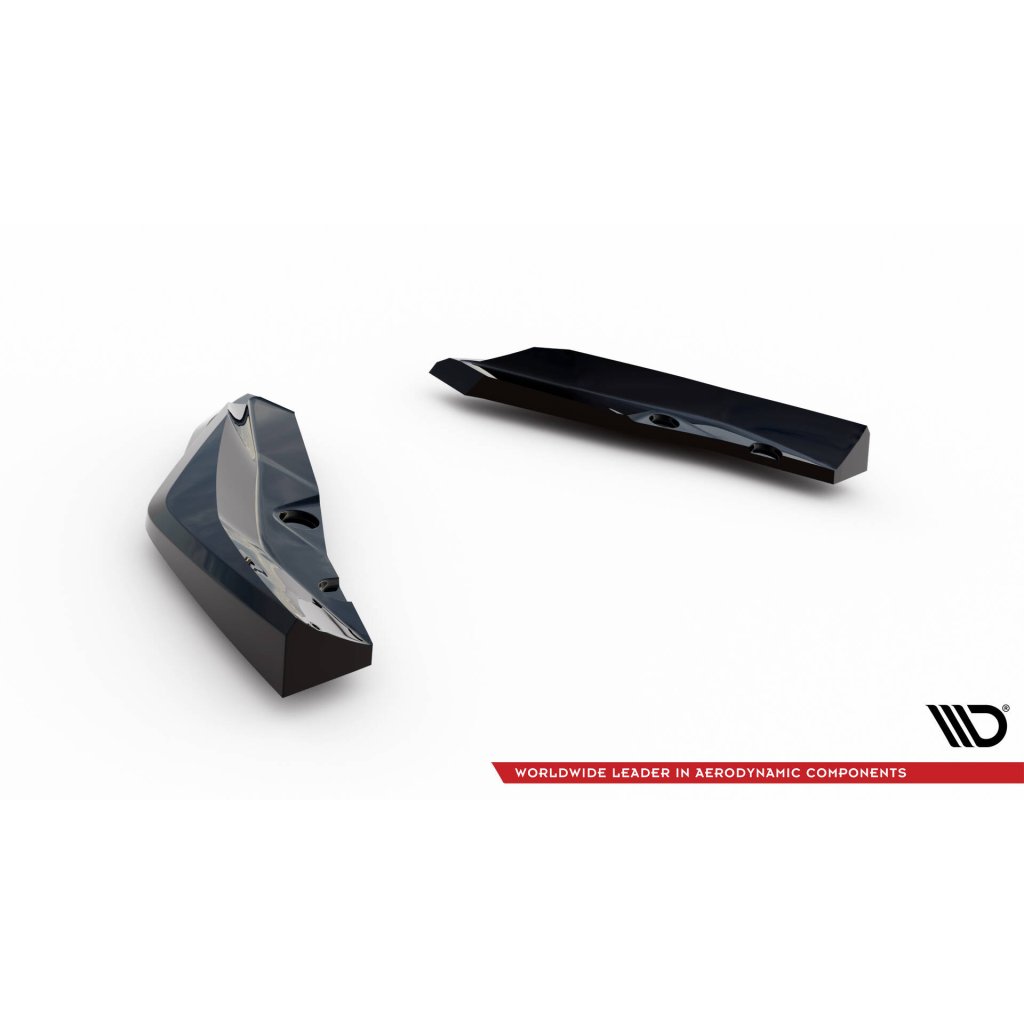 Maxton Design boční difuzory pod zadní nárazník v.5 pro BMW řada 1 F70, černý lesklý plast ABS, M135i