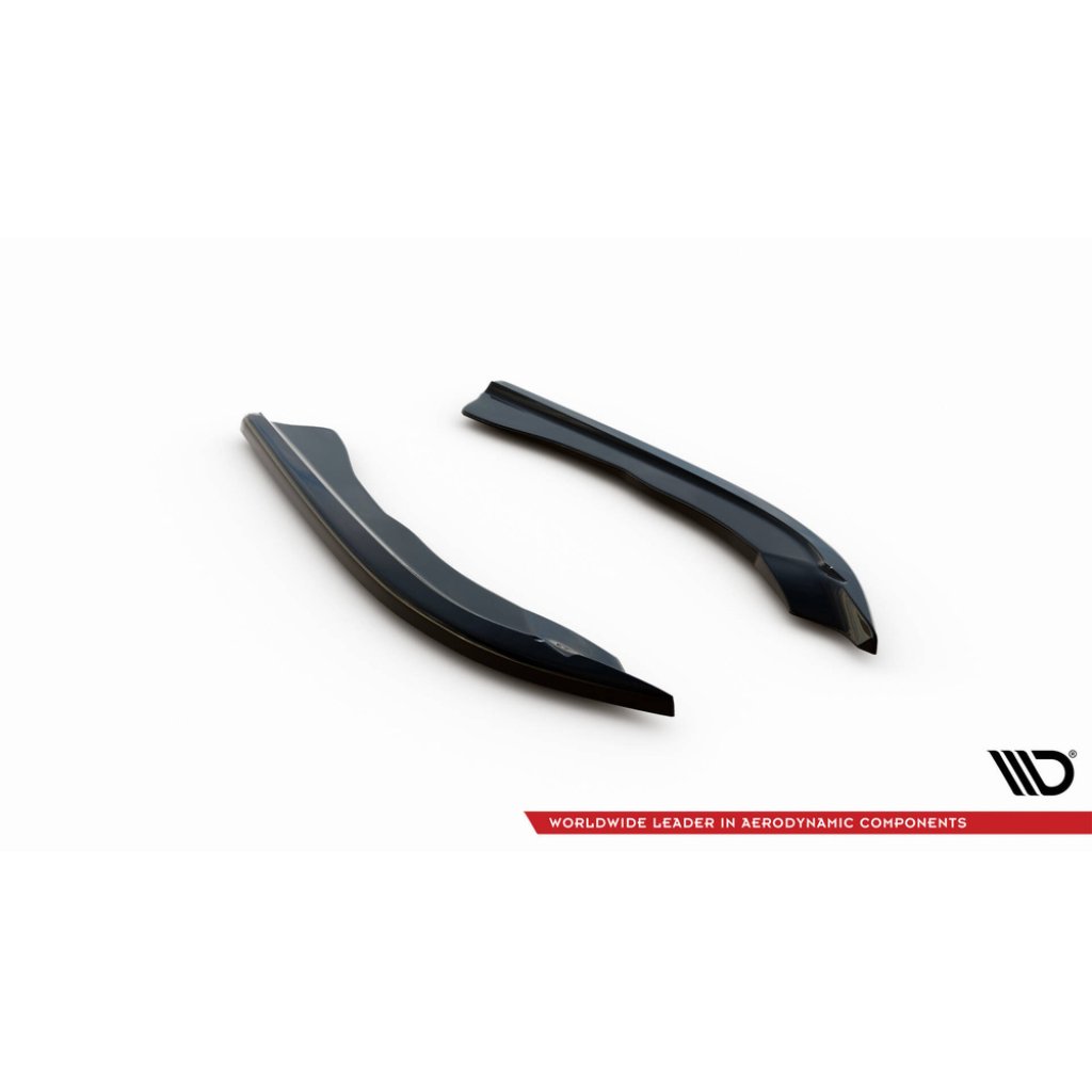 Maxton Design boční difuzory pod zadní nárazník v.5 pro BMW řada 4 G22, G22 Facelift, G23, G23 Facelift, černý lesklý plast ABS, M440i, Coupe / Cabrio