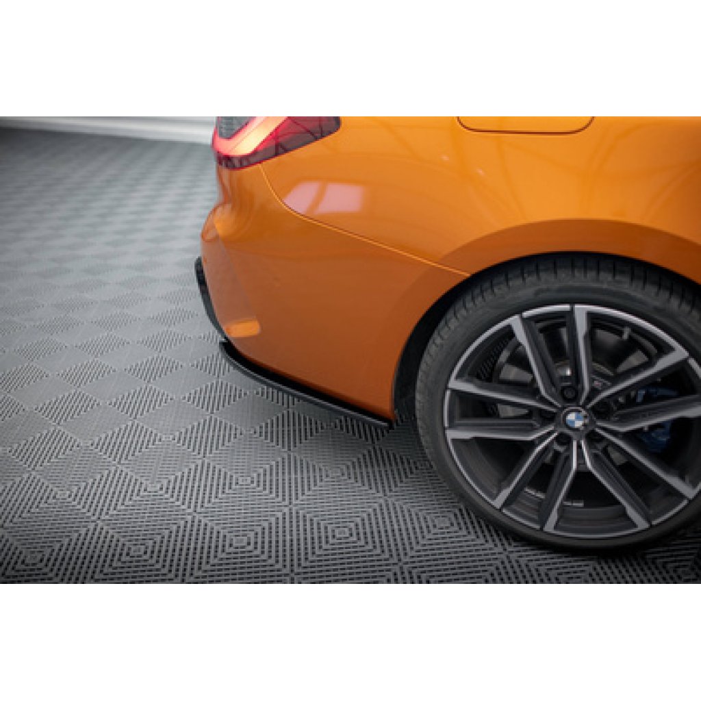 Maxton Design boční difuzory pod zadní nárazník v.5 pro BMW řada 4 G22, G22 Facelift, G23, G23 Facelift, černý lesklý plast ABS, M440i, Coupe / Cabrio