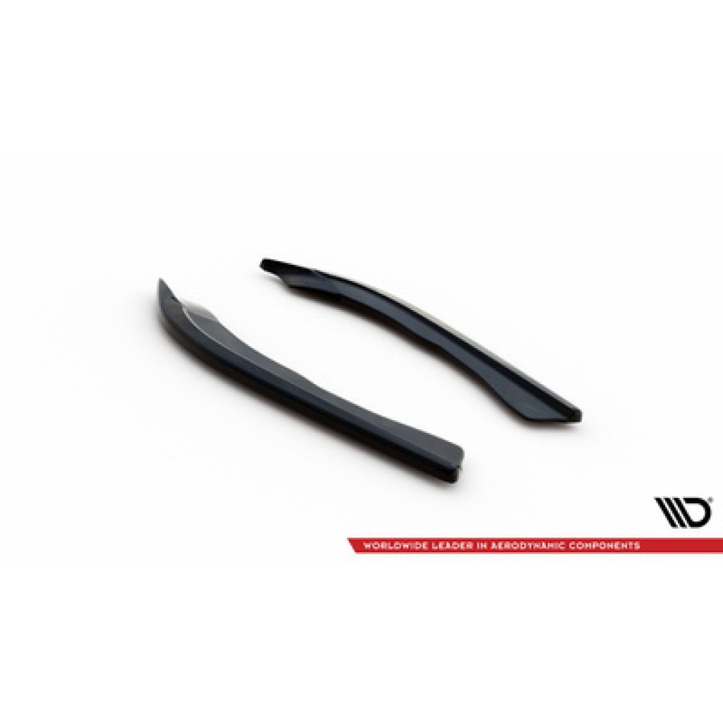 Maxton Design boční difuzory pod zadní nárazník v.5 pro BMW řada 4 G22, G22 Facelift, G23, G23 Facelift, černý lesklý plast ABS, M440i, Coupe / Cabrio