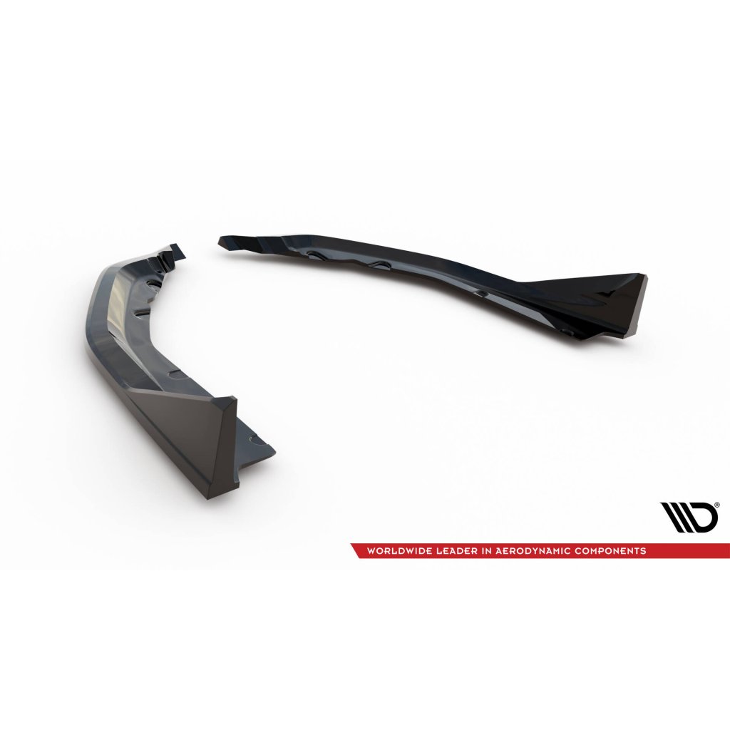 Maxton Design boční difuzory pod zadní nárazník v.5 pro BMW řada M4 G82, G83, černý lesklý plast ABS, Coupe/Convertible