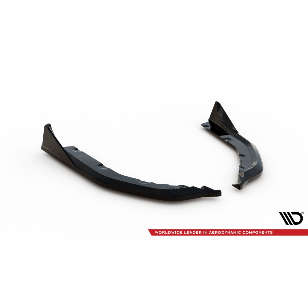 Maxton Design boční difuzory pod zadní nárazník v.6 csl look pro BMW M3 G80, černý lesklý plast ABS