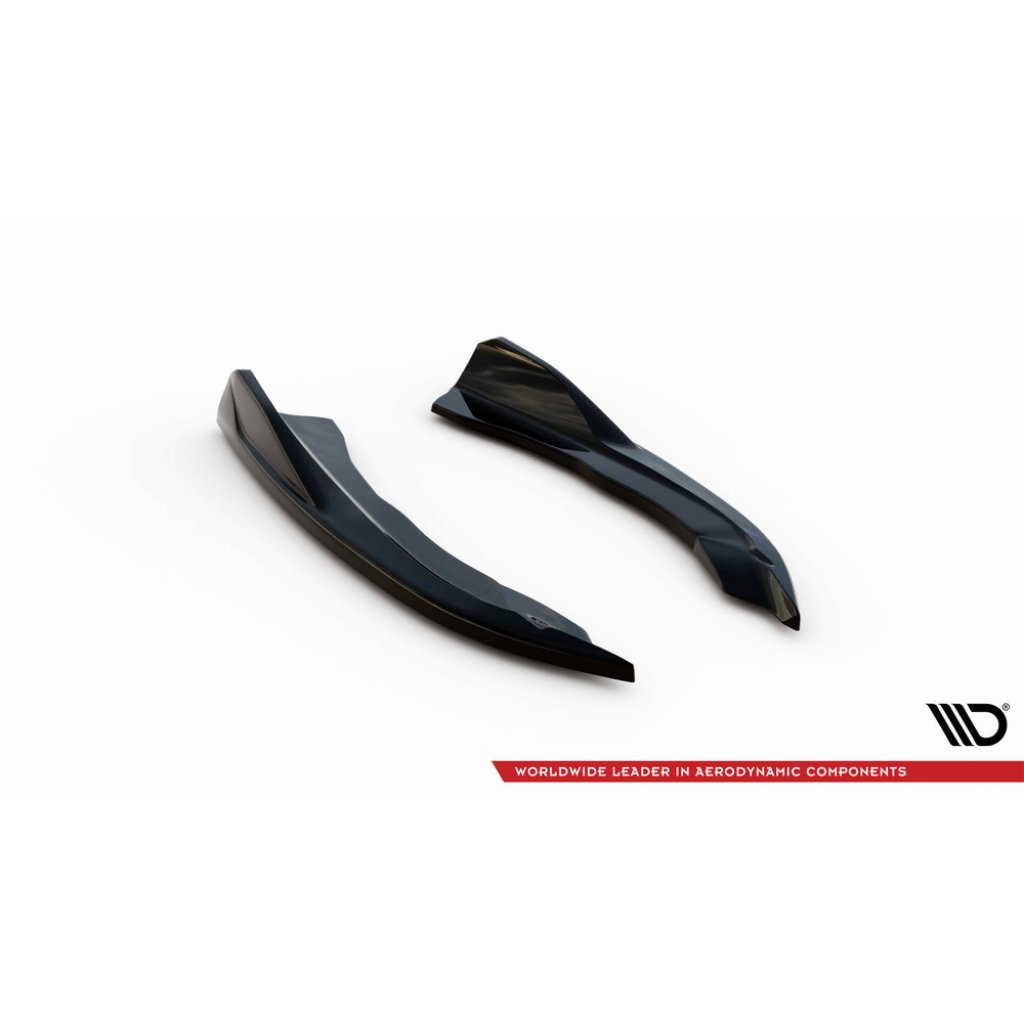 Maxton Design boční difuzory pod zadní nárazník v.6 pro BMW řada 4 G22, G22 Facelift, G23, G23 Facelift, černý lesklý plast ABS