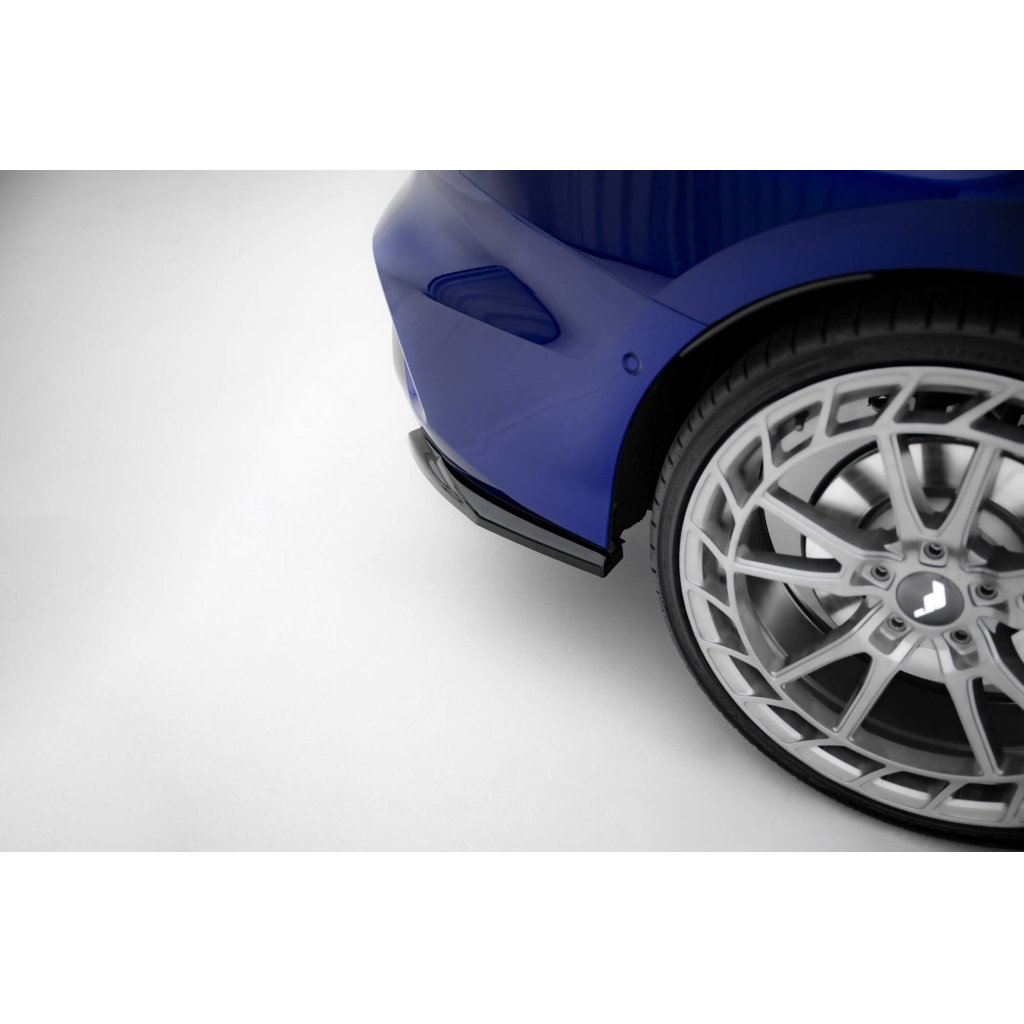 Maxton Design boční difuzory pod zadní nárazník ver.1 pro Audi S3 8Y Facelift, černý lesklý plast ABS