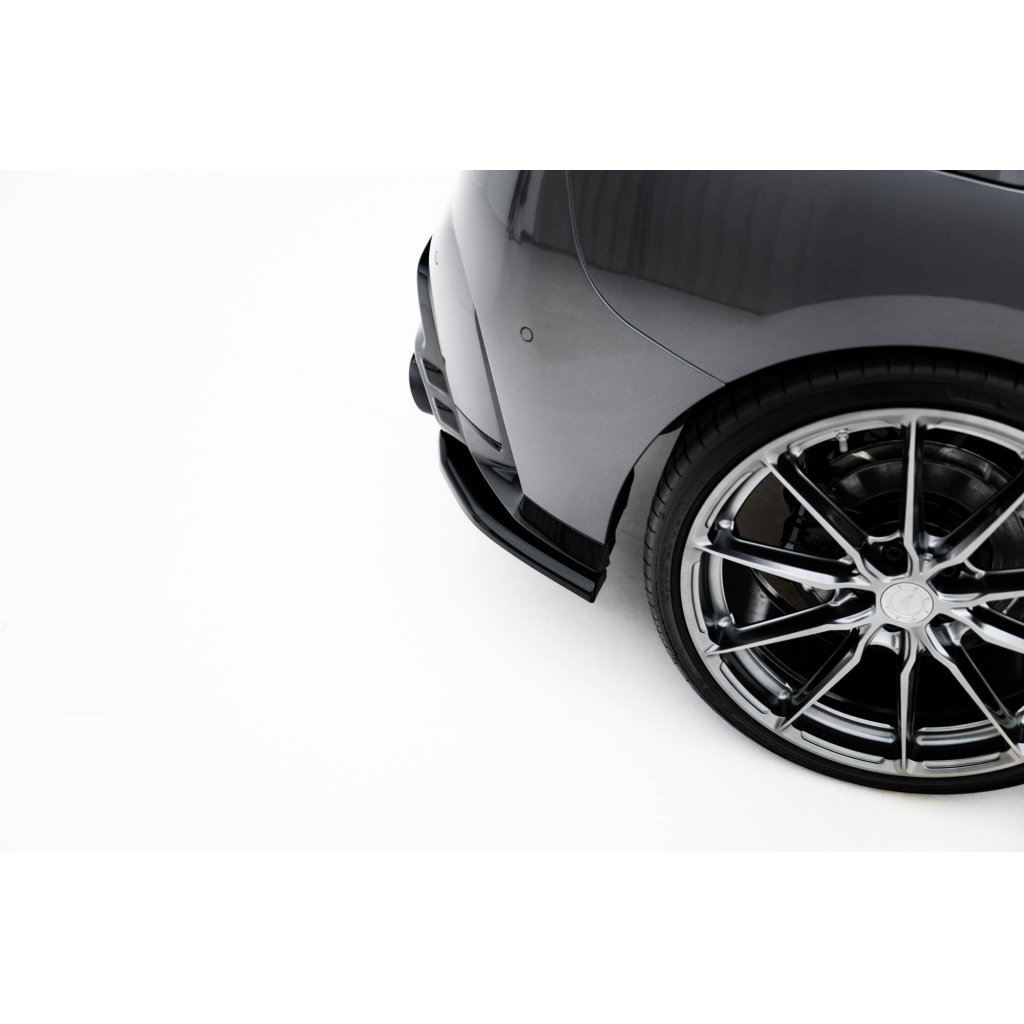 Maxton Design boční difuzory pod zadní nárazník ver.1 pro BMW řada 1 F70, černý lesklý plast ABS, M135i