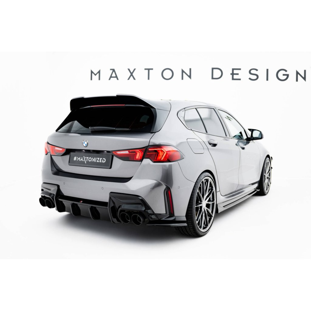 Maxton Design boční difuzory pod zadní nárazník ver.1 pro BMW řada 1 F70, černý lesklý plast ABS, M135i