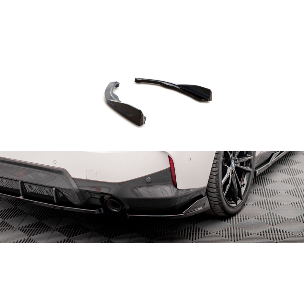 Maxton Design boční difuzory pod zadní nárazník ver.1 pro BMW řada 2 G42 M-Pack, carbon-Look