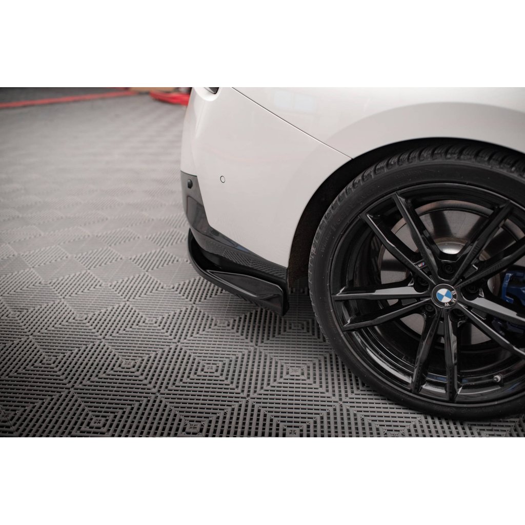 Maxton Design boční difuzory pod zadní nárazník ver.1 pro BMW řada 2 G42 M-Pack, černý lesklý plast ABS