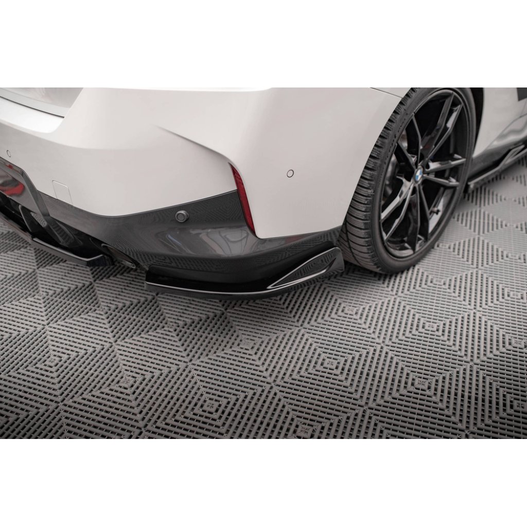 Maxton Design boční difuzory pod zadní nárazník ver.1 pro BMW řada 2 G42 M-Pack, černý lesklý plast ABS